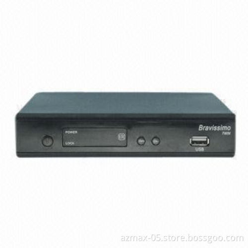 Azbox Bravissimo Satellite Receiver, Decoder Nagra 3 Twin Tuner